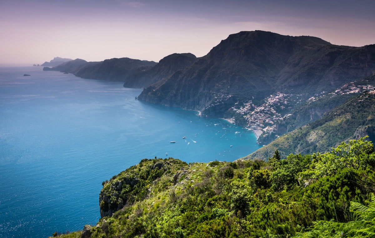 Sentiero degli Dei, Amalfi Coast. Sentiero degli Dei, Amalfi Coast. Hiking in Italy.