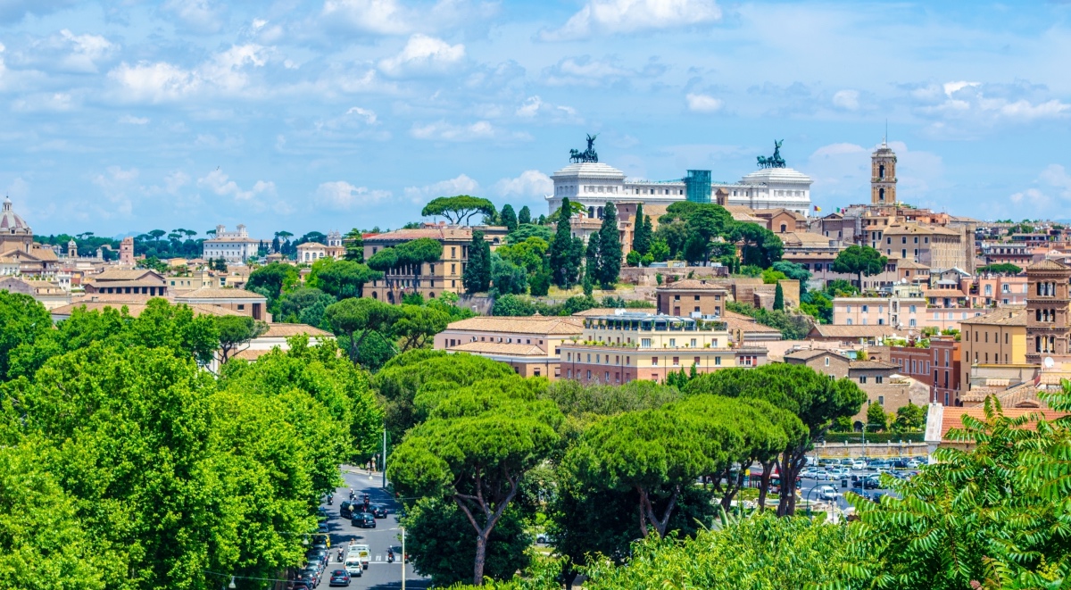 View of Aventine Hill, Rome Aventine Hill, Rome. Exploring Rome's seven Hills