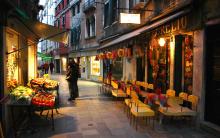 Restaurant. Venice. Trattoria